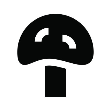 mantar simgesi vektör illüstrasyonu 