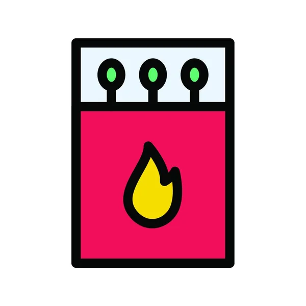 炎のアイコン ベクトル図 — ストックベクタ