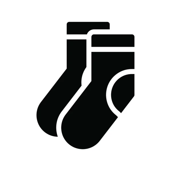 Socks Web Icon Vector Illustration — Stock Vector