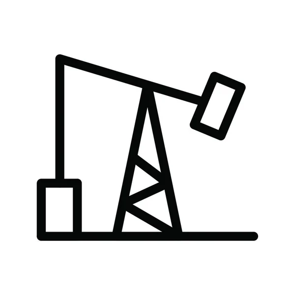 Εικονογράφηση Διανύσματος Εικονιδίου Πετρελαίου — Διανυσματικό Αρχείο