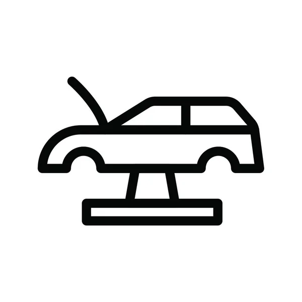 Auto Reparatur Web Ikone Vektor Illustration — Stockvektor