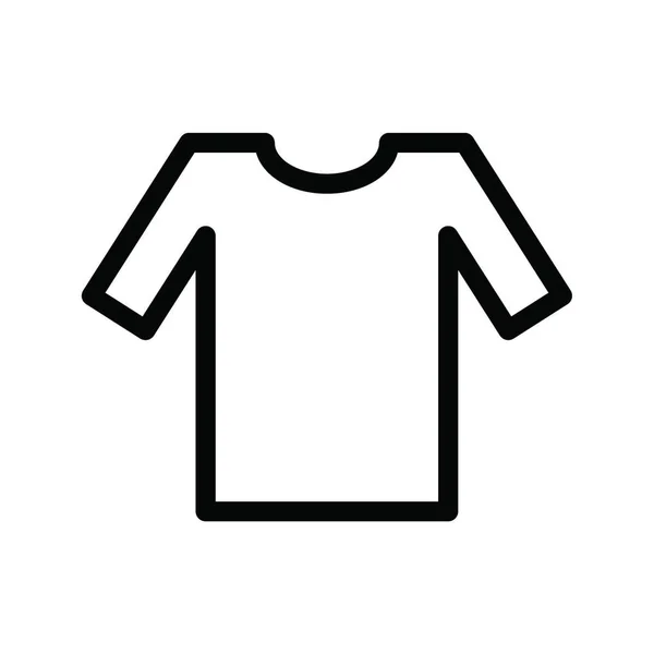 Tシャツのウェブアイコンベクトルイラスト — ストックベクタ