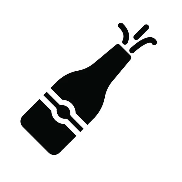 Bottle Web Icon Vector Illustration — Image vectorielle