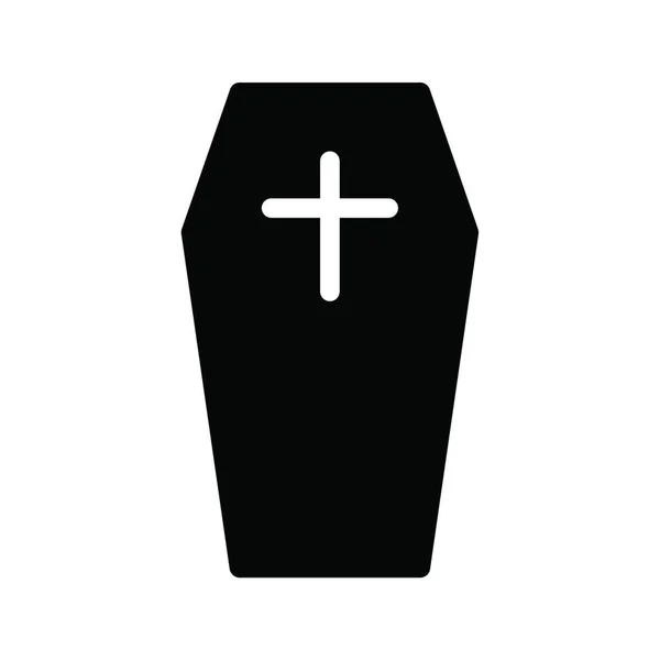 Icono Muerte Ilustración Vectorial — Vector de stock