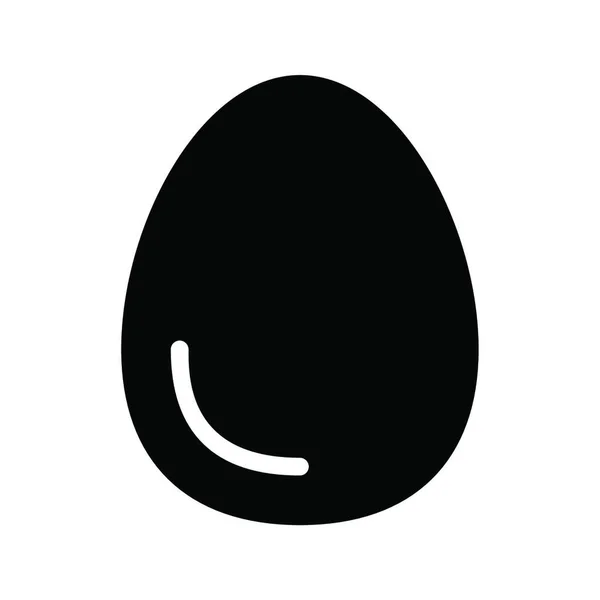 Uovo Icona Web Vettoriale Illustrazione — Vettoriale Stock