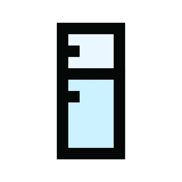 Freezer Icon Web Simple Illustration — Stock Vector