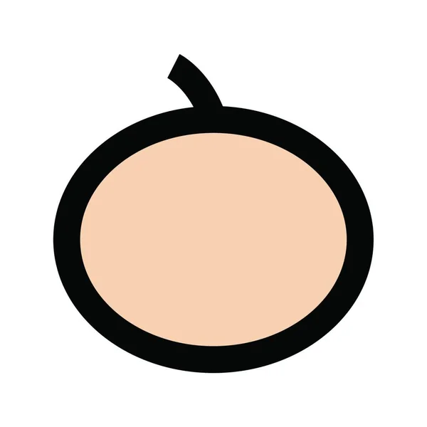 Ikona Ovoce Vektorová Ilustrace — Stockový vektor