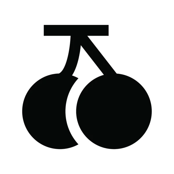 Ikona Owoców Ilustracja Wektora — Wektor stockowy