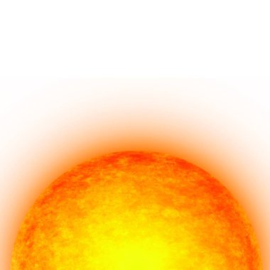 güzel güneş vektörü illüstrasyonu    