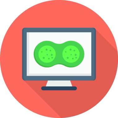 Bilim simgesi vektör illüstrasyonu