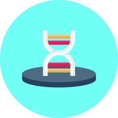 DNA simgesi vektör illüstrasyonu