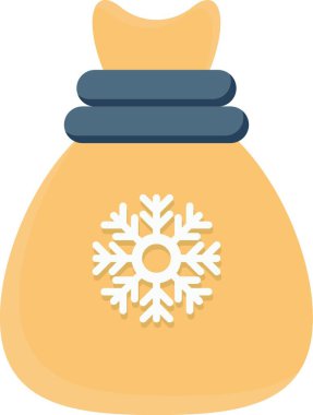 Şeker torbası, basit vektör illüstrasyonu