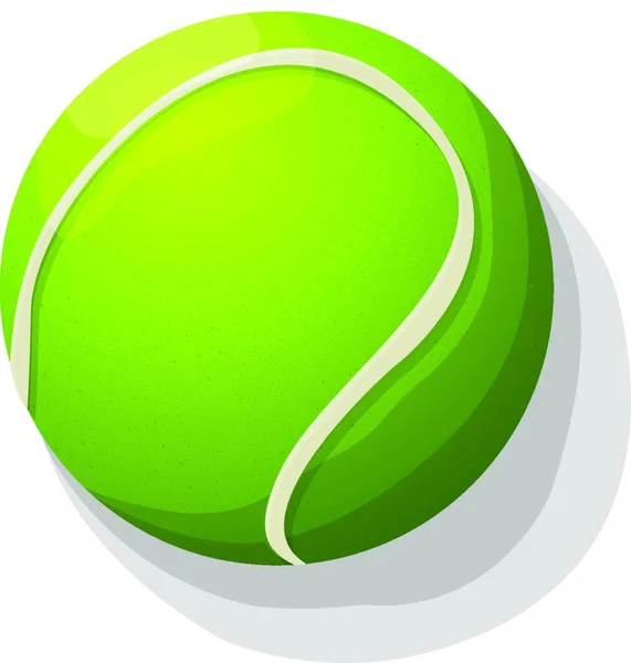 Illustrazione Vettoriale Icona Tennis — Vettoriale Stock