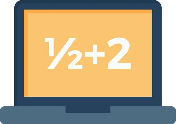 Calculation Icon Vector Illustration — Stock Vector