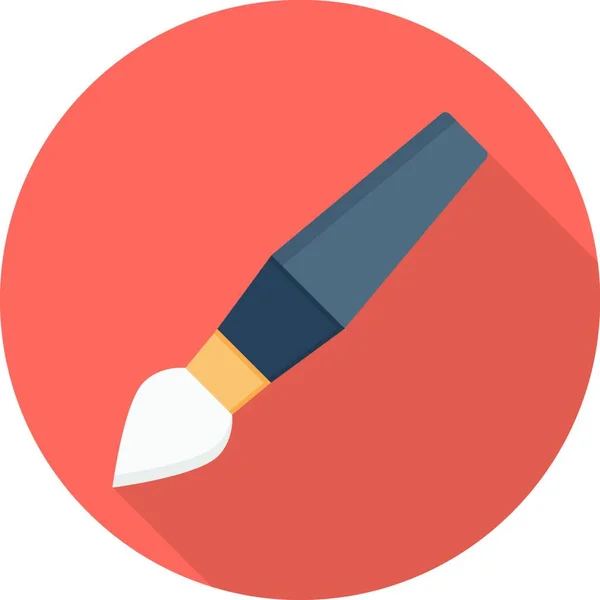 Brush Icon Vector Illustration — Stock Vector