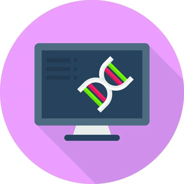 Genetics Icon Vector Illustration — Stock Vector