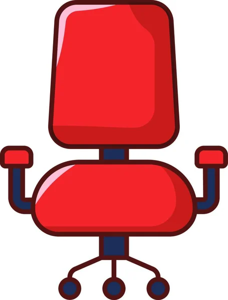Cadeira Ícone Ilustração Vetorial — Vetor de Stock