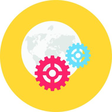 Geliştirme simgesi vektör illüstrasyonu