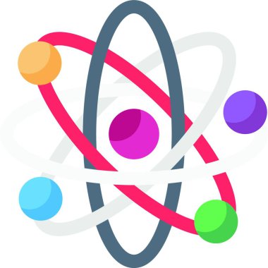 Bilim simgesi vektör illüstrasyonu