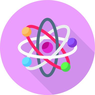 Bilim simgesi vektör illüstrasyonu