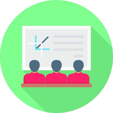 sınıf simgesi vektör illüstrasyonu