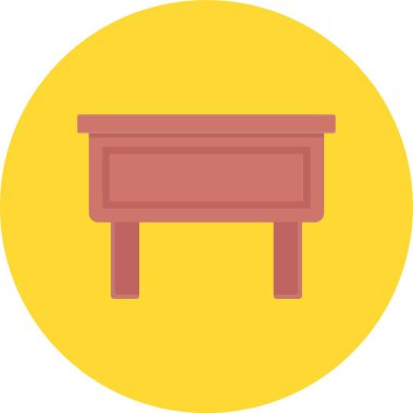 masa, basit vektör illüstrasyonu