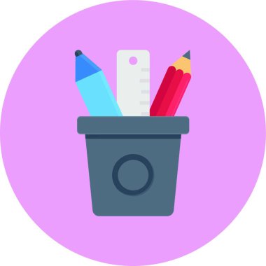 Kalem web simgesi vektör illüstrasyonu