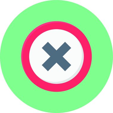 reddet, basit vektör illüstrasyonu