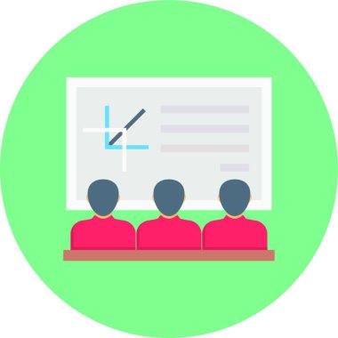 Sınıf simgesi. vektör illüstrasyonu