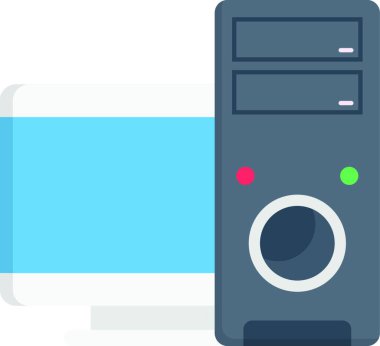 masaüstü simgesi. vektör illüstrasyonu