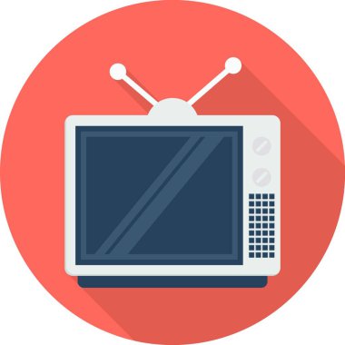 TV aygıtı, basit vektör illüstrasyonu