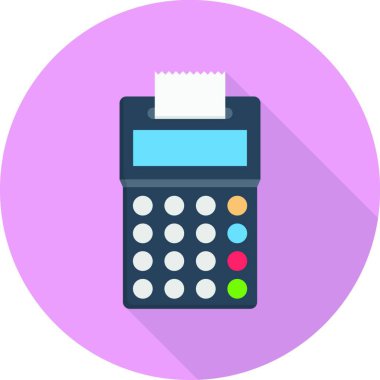 edc makine simgesi, vektör illüstrasyonu 