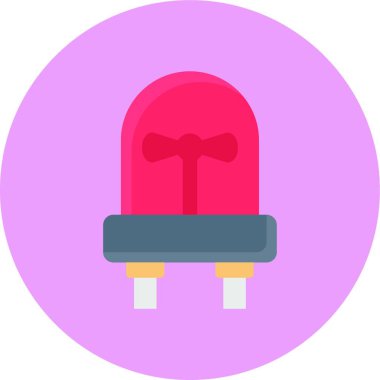 Alarm simgesi vektör illüstrasyonu