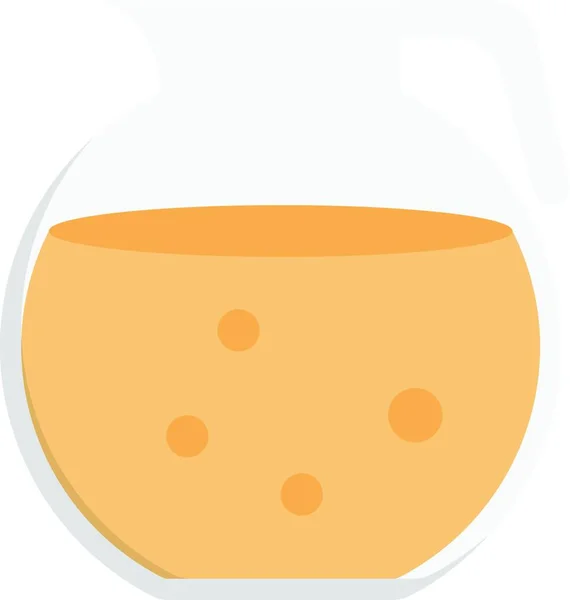 オレンジジュースアイコンベクトルイラスト — ストックベクタ