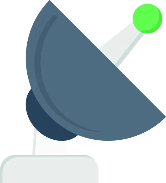 Icono Satélite Ilustración Simple Web — Vector de stock