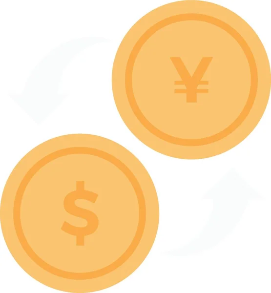Pénz Költség Egyszerű Vektor Illusztráció — Stock Vector