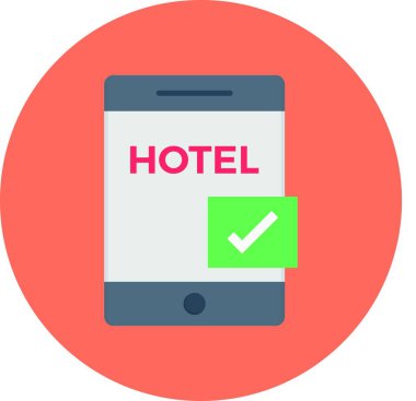 akıllı telefon web simgesi vektör çizimi