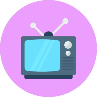 TV web simge vektör çizim