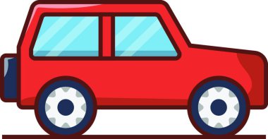 Araba web simge vektör çizim