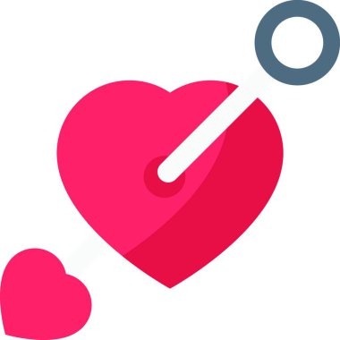 kalp simgesi, vektör illüstrasyonu