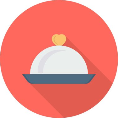Restoran simgesi vektör illüstrasyonu   