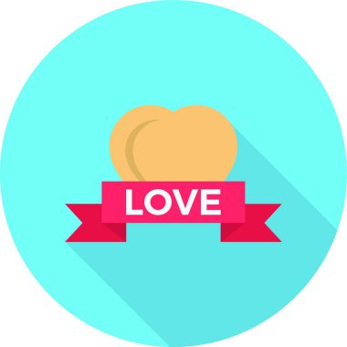 Aşk simgesi vektör illüstrasyonu   