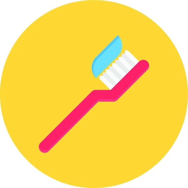 Cleaning Tooth Icon Vector Illustration — Stock Vector