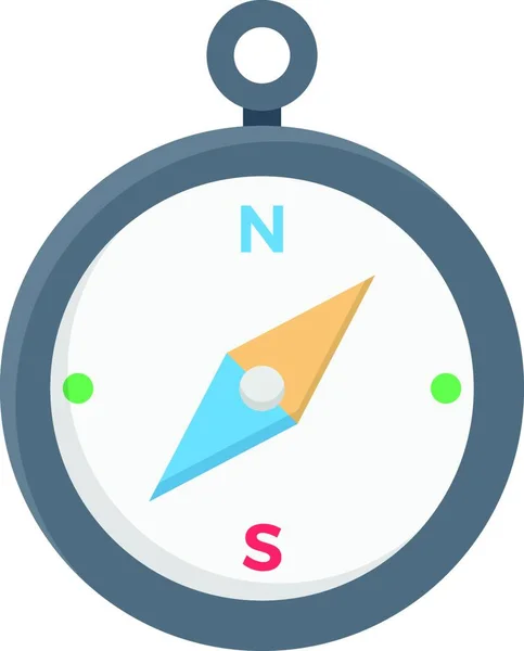 Ikona Nawigacji Ilustracja Wektora Sieci — Wektor stockowy