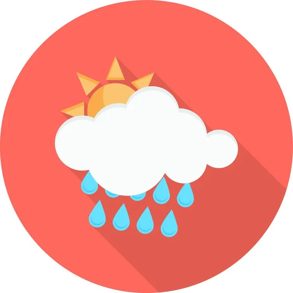 Wetter Web Icon Vektor Illustration — Stockvektor