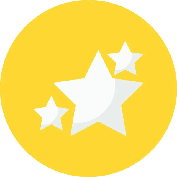 Ícone Estrelas Ilustração Vetorial — Vetor de Stock