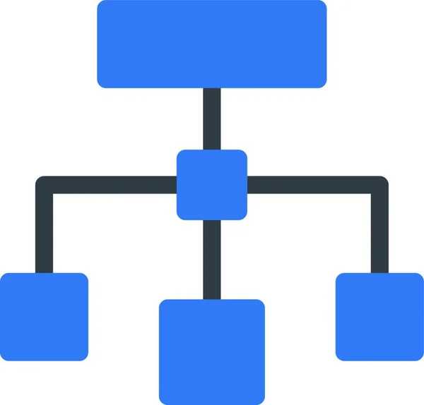 Vektorová Ilustrace Ikon Hierarchie — Stockový vektor
