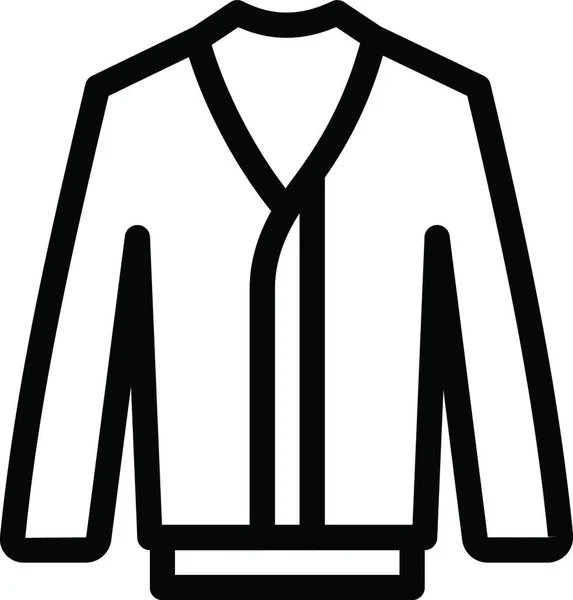 Coat Ícone Ilustração Vetorial —  Vetores de Stock