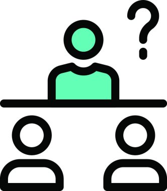 Röportaj simgesi çizimi