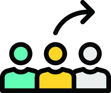 Seçim simgesi vektör illüstrasyonu 